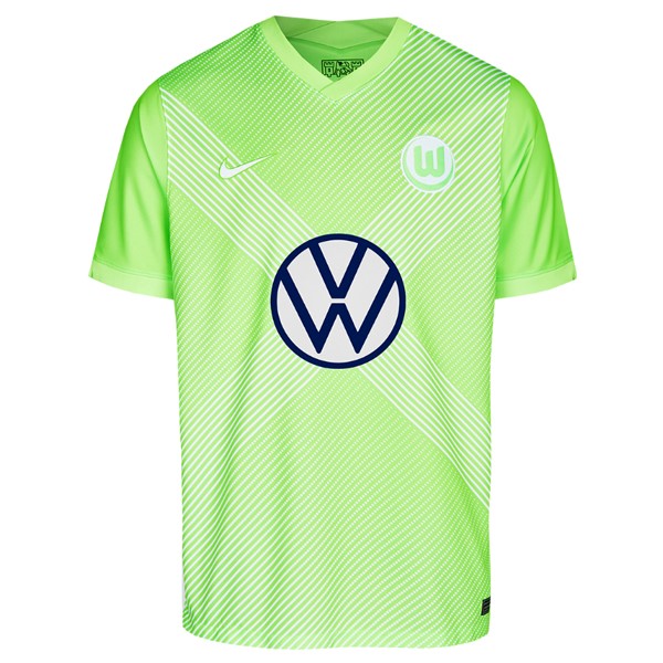 Tailandia Camiseta Wolfsburgo Primera Equipación 2020-2021 Verde